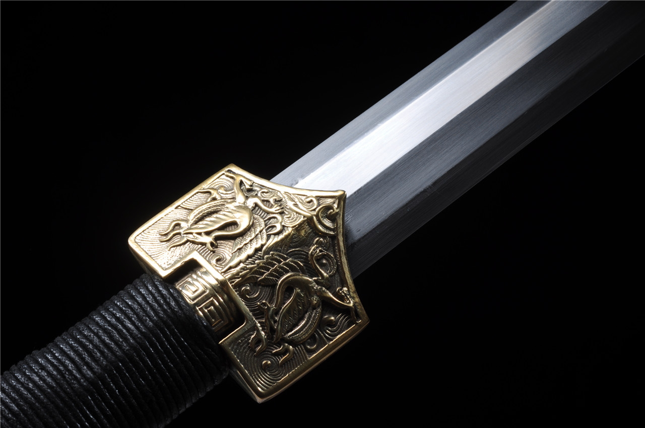 君扁柄铜装四兽八面汉剑|汉剑|高锰钢,汉剑价格