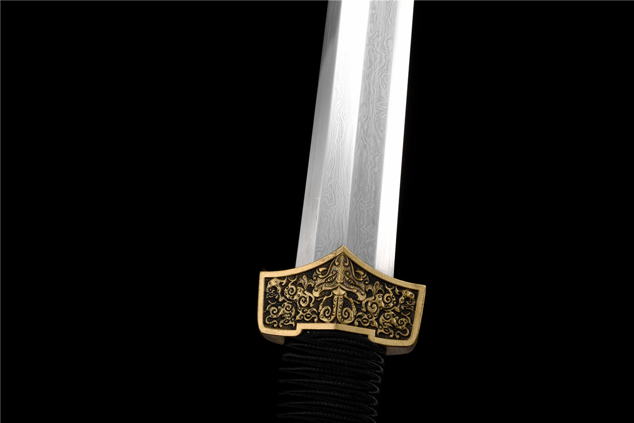 扁柄古汉八面汉剑|汉剑|百炼花纹钢,汉剑,中国宝剑,龙泉剑,汉剑图片